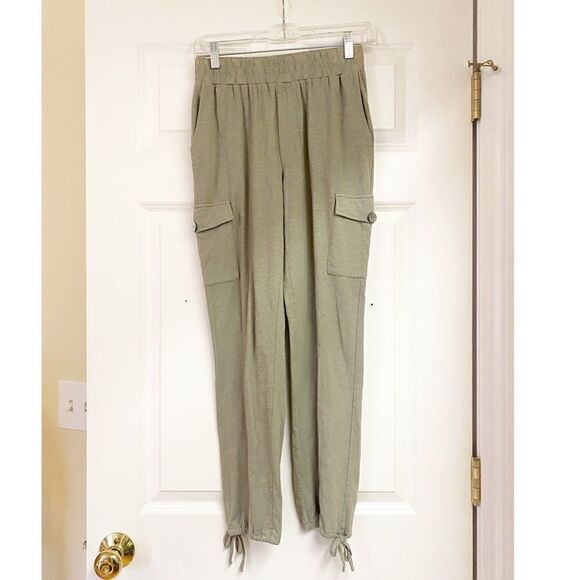 NWOT neon Buddha drawstring cargo joggers - Picture 1 of 3